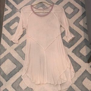 Light Pink Free People Tunic